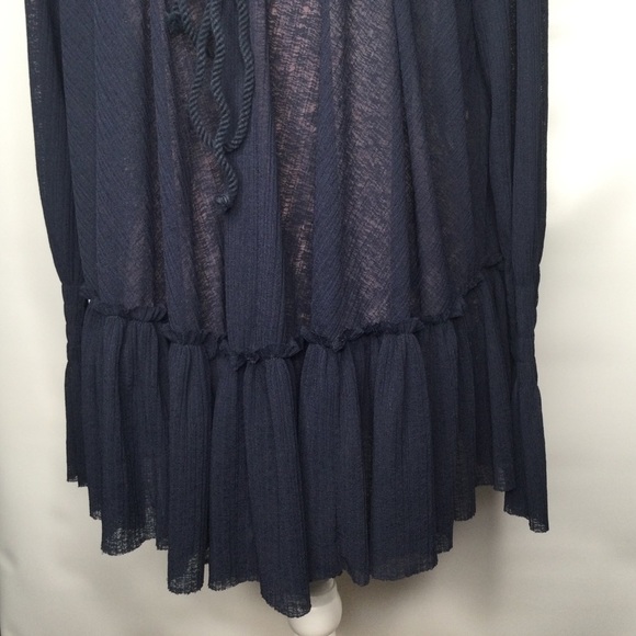 See by Chloe dark blue boho style top. - Picture 4 of 12